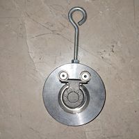 شیر یکطرفه بین فلنجی بادبرنی استیل